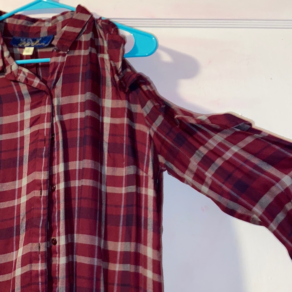 Plaid button down - Picture 2 of 3